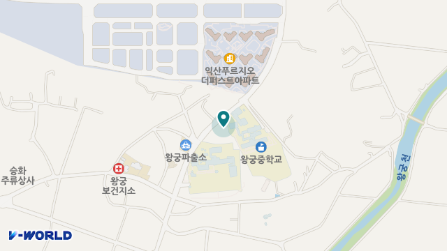 왕궁노인복지센터 위치 지도