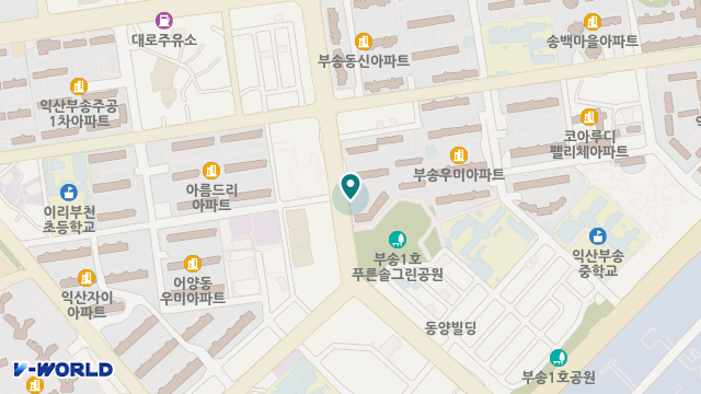 우정재가복지센터 위치 지도