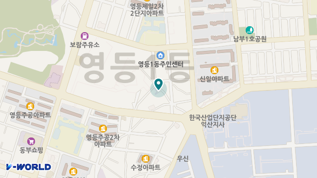 익산편안한재가복지센터 위치 지도
