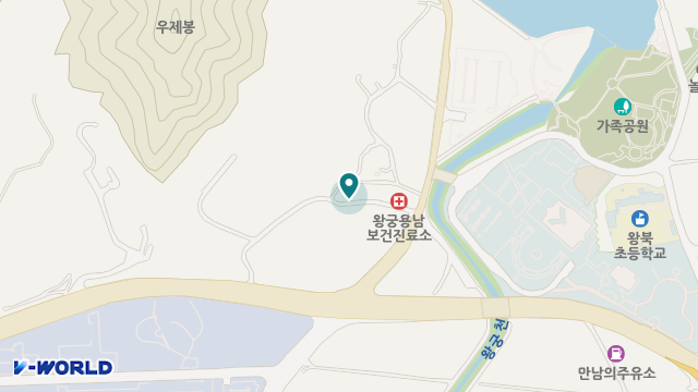 왕북재가복지센터 위치 지도