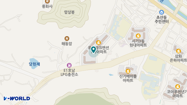 섬기는 요양센터 위치 지도