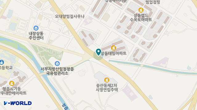 행운노인복지센터 위치 지도