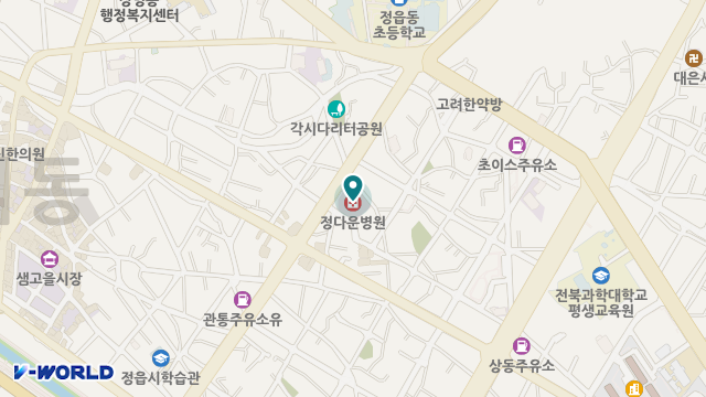 정다운재가복지센터 위치 지도