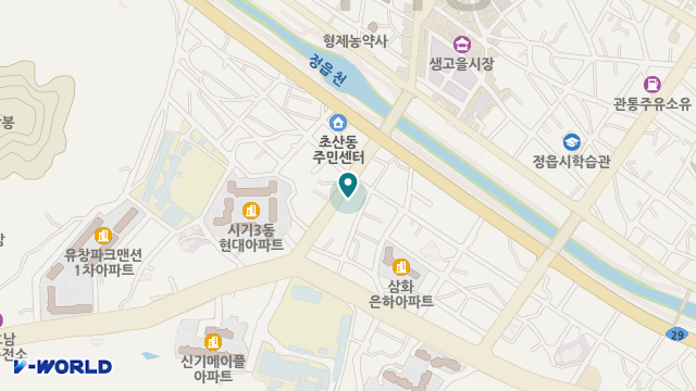 다사랑재가노인복지센터 위치 지도