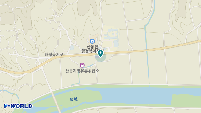 산동은비孝재가복지센터 위치 지도