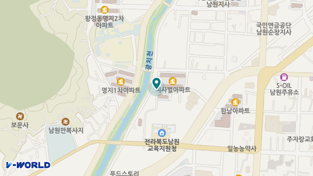 섬기는 재가노인복지센터 위치 지도