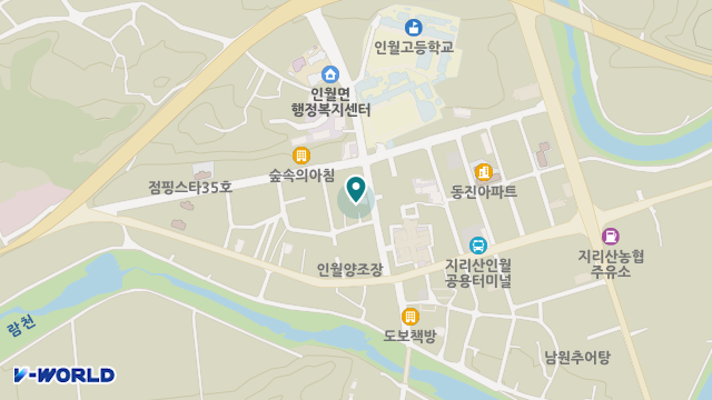 인월만나재가복지센터 위치 지도