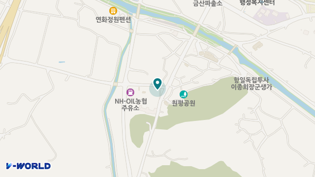금산노인복지센터 위치 지도