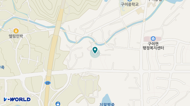 구이노인복지센터 위치 지도