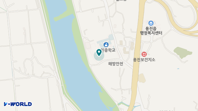 용진노인복지센터 위치 지도
