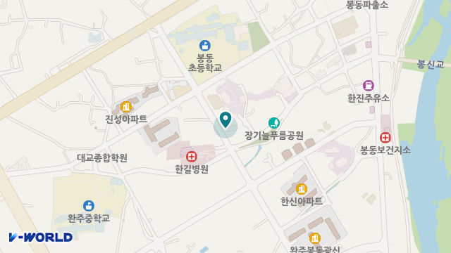 큰사랑복지센터 위치 지도