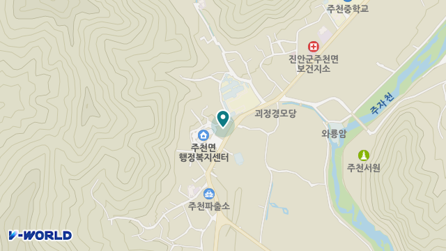 금강복지센터 위치 지도