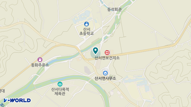 산서아가페재가복지센터 위치 지도