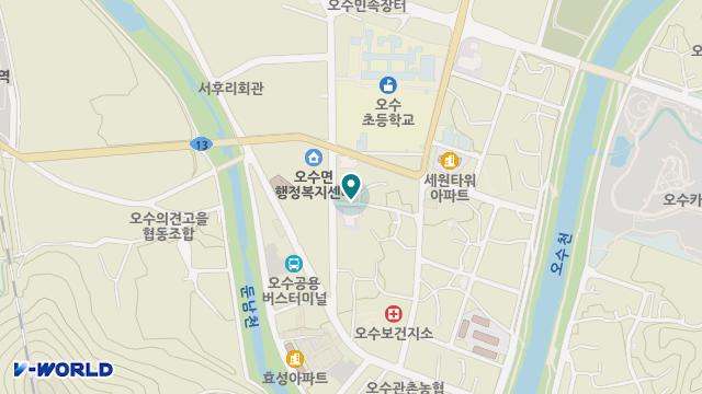 미소노인복지센터 위치 지도