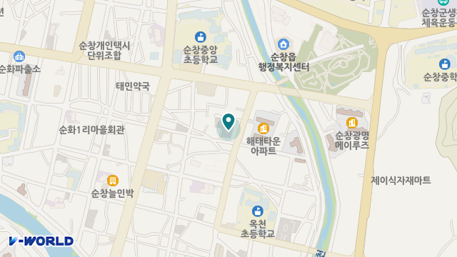 순창사랑주간보호센터 위치 지도