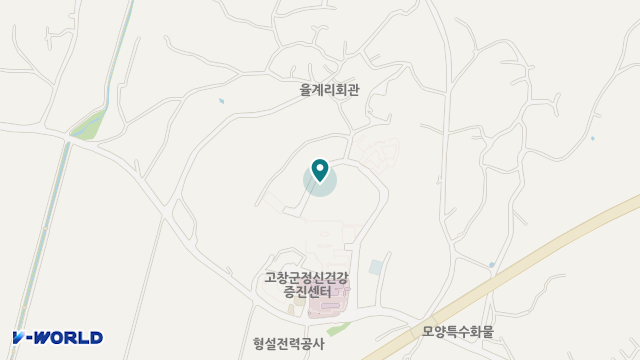 고창군노인복지센터 위치 지도