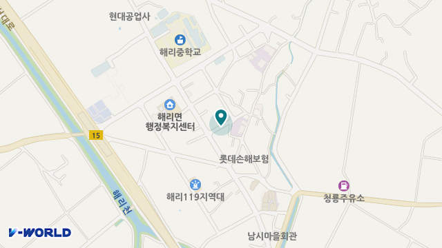 해리재가노인복지센터 위치 지도