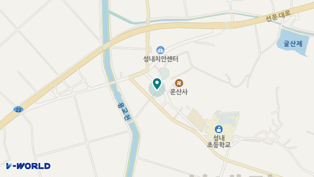 성내재가노인복지센터 위치 지도
