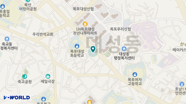 전남재가복지센터 위치 지도