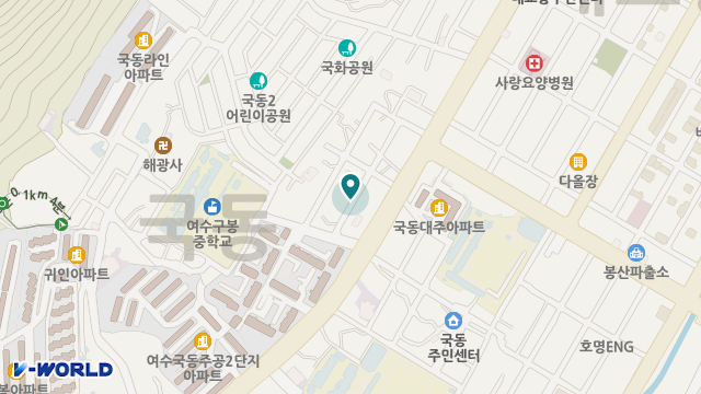 동여수노인복지센터 위치 지도