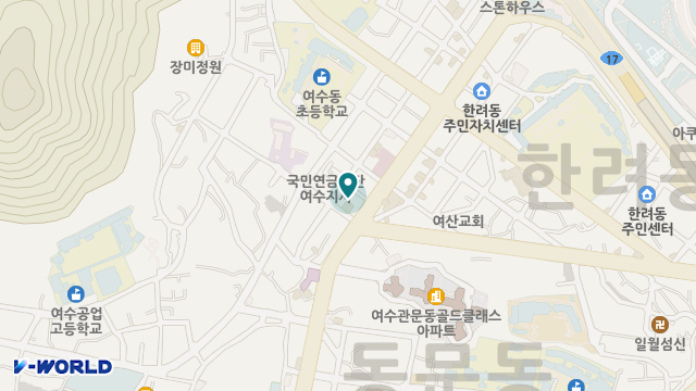 (주)케어링 방문요양센터 여수점 위치 지도