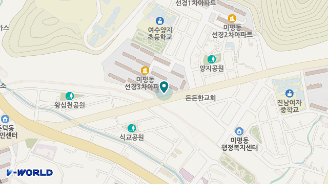 미평고운정주간보호센터 위치 지도