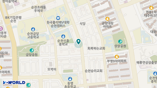 새순천노인복지센터 위치 지도