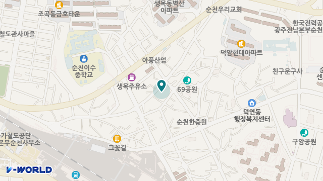 덕암노인사랑복지센터 위치 지도