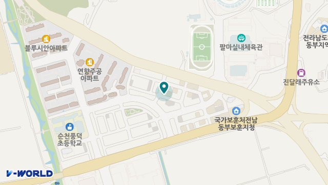 순천다모아노인복지센터 위치 지도
