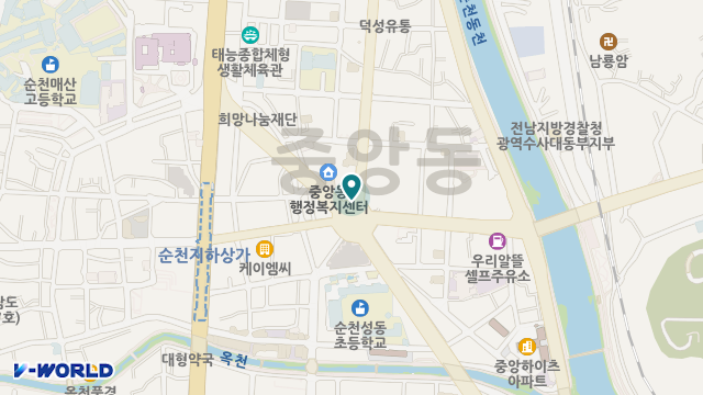 새순천목욕센터 위치 지도