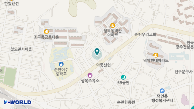 섬기는노인복지센터 위치 지도