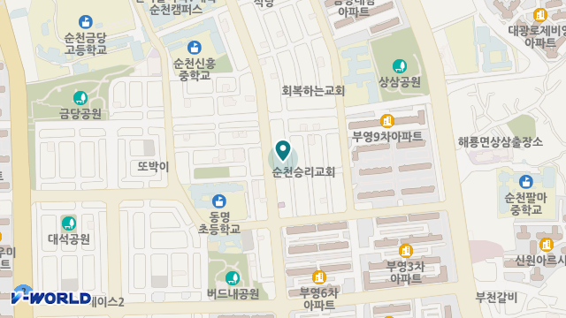 한마음재가노인복지센터 위치 지도