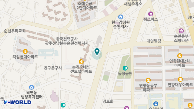 순천맘편한노인복지센터 위치 지도