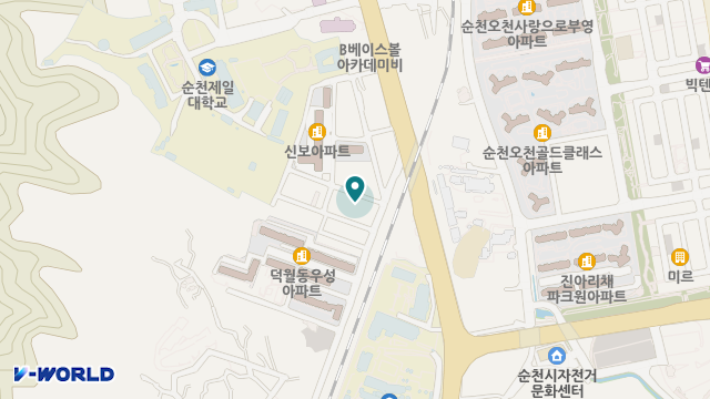 순천큰사랑노인복지센터 위치 지도