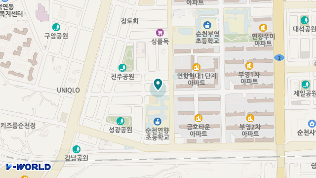 오손도손재가복지센터 위치 지도