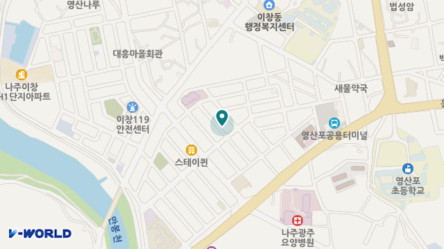 나주까리따스노인복지센터 위치 지도
