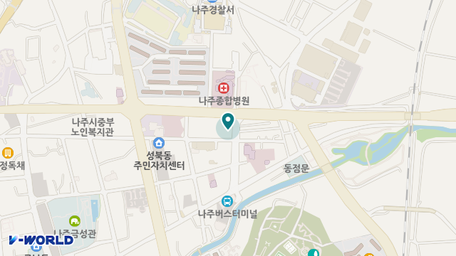 100세의료기 위치 지도