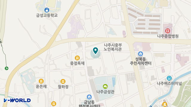 동행노인주야간보호센터 위치 지도