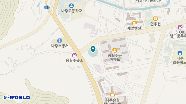 고운정주간보호센터 위치 지도