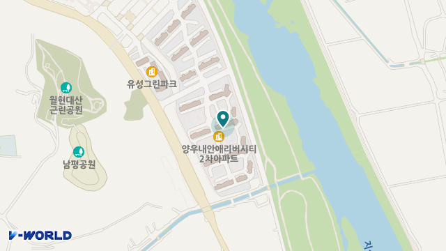 강변재가복지센터 위치 지도