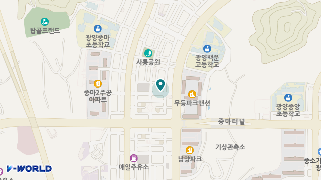 중마사랑재가노인복지센터 위치 지도