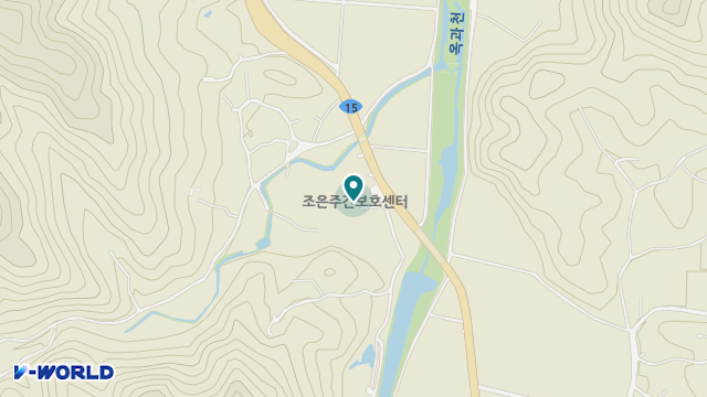 조은노인복지센터 위치 지도