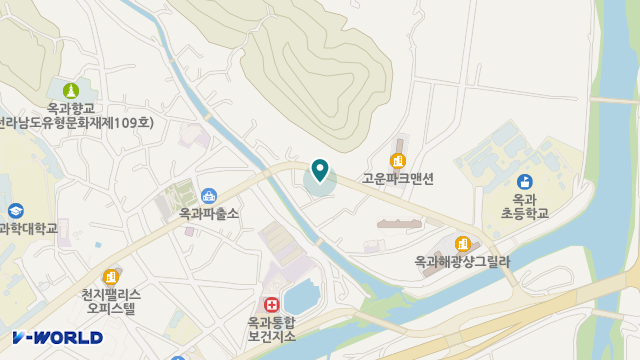 옥과노인복지센터 위치 지도