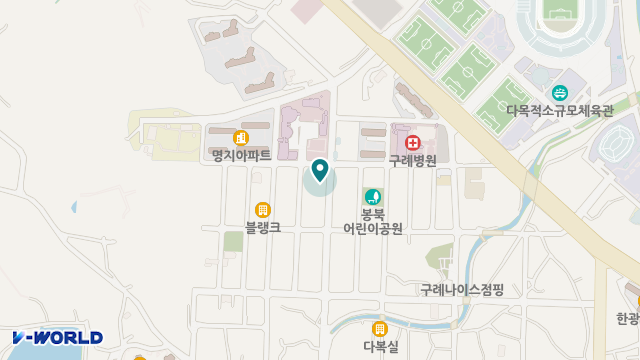 구례섬김 노인복지센터 위치 지도