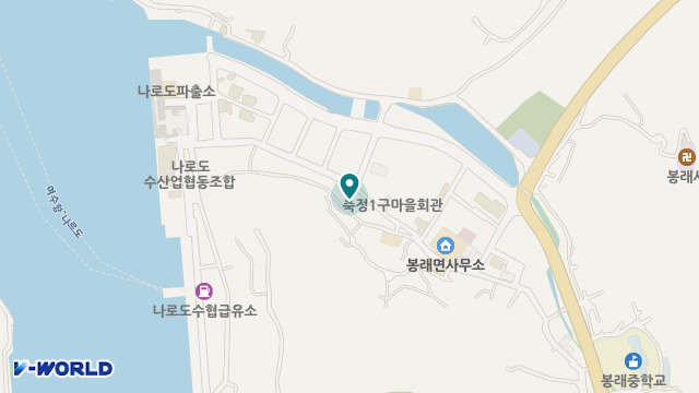 나로도노인복지센터 위치 지도