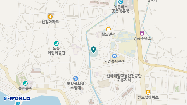녹동온누리노인복지센터 위치 지도