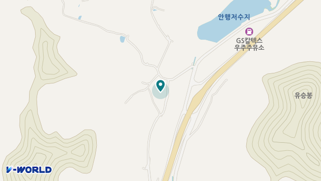 고흥지등복지센터 위치 지도