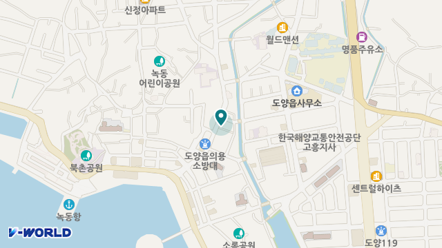 녹동제일노인복지센터 위치 지도
