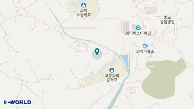 고흥노인주야간보호센터 위치 지도