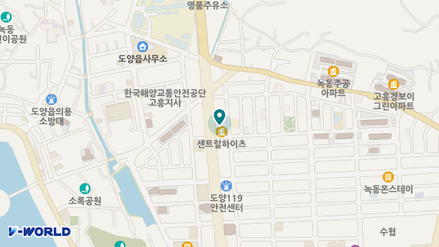 녹동재가복지센터 위치 지도
